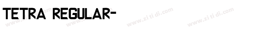 tetra regular字体转换